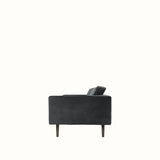 Broste Wind 2 Seater Sofa - Magnet Grey Velvet Sofa - Bokel Home