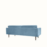 Broste Wind 2 Seater Sofa - Pastel Blue Velvet Sofa - Bokel Home