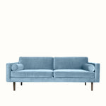 Broste Wind 2 Seater Sofa - Pastel Blue Velvet Sofa - Bokel Home