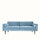 Broste Wind 2 Seater Sofa - Pastel Blue Velvet Sofa - Bokel Home