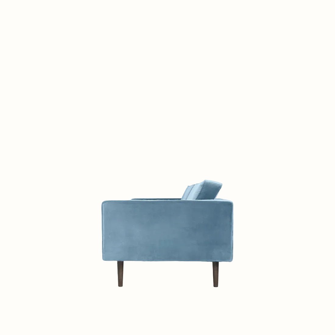 Broste Wind 2 Seater Sofa - Pastel Blue Velvet Sofa - Bokel Home