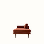 Broste Wind Chaise Longue Left Sided - Caramel Cafe Sofa - Bokel Home