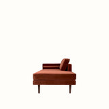 Broste Wind Chaise Longue Left Sided - Caramel Cafe Sofa - Bokel Home
