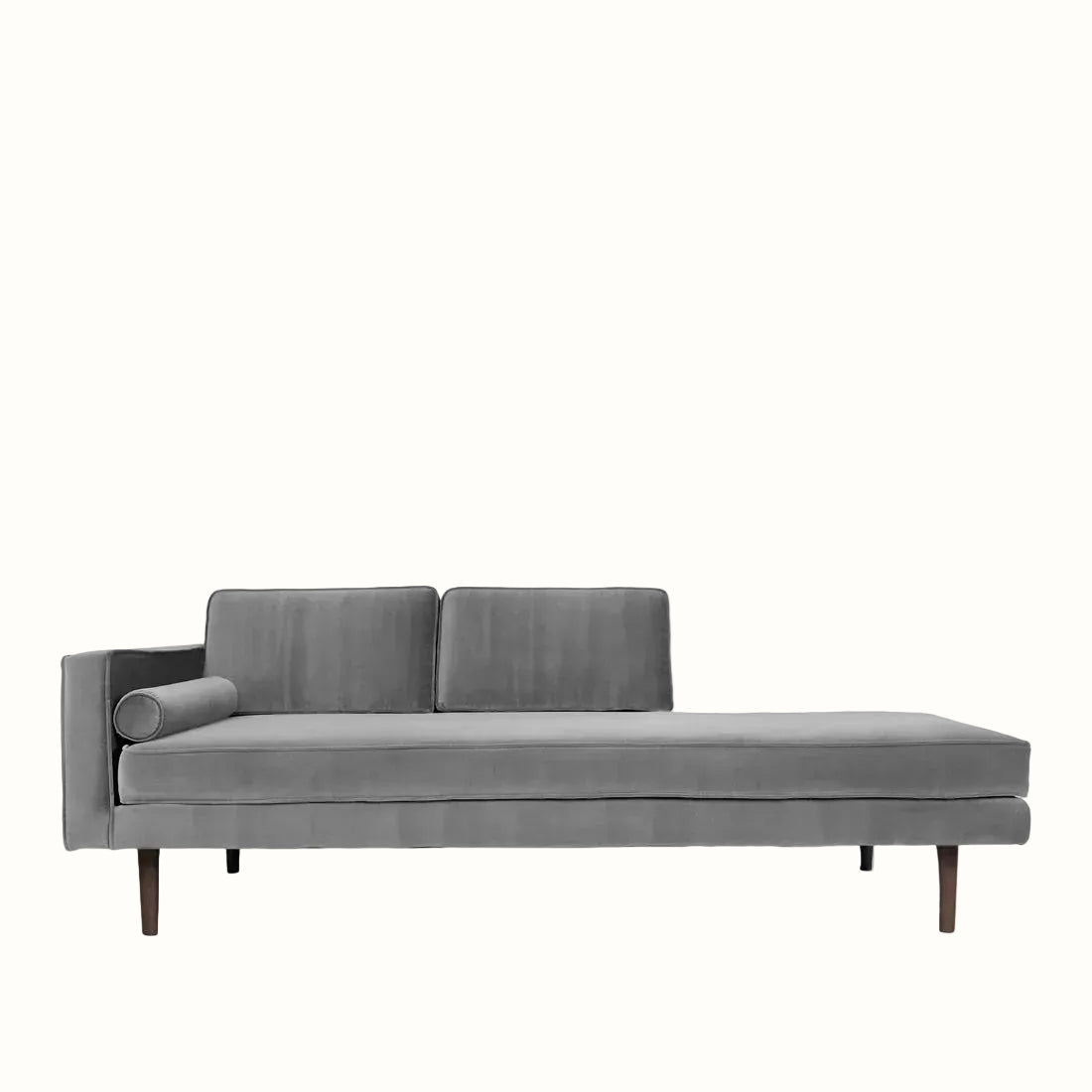 Broste Wind Chaise Longue Left Sided - Drizzle Grey Sofa - Bokel Home