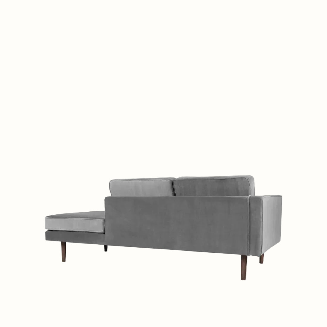 Broste Wind Chaise Longue Left Sided - Drizzle Grey Sofa - Bokel Home