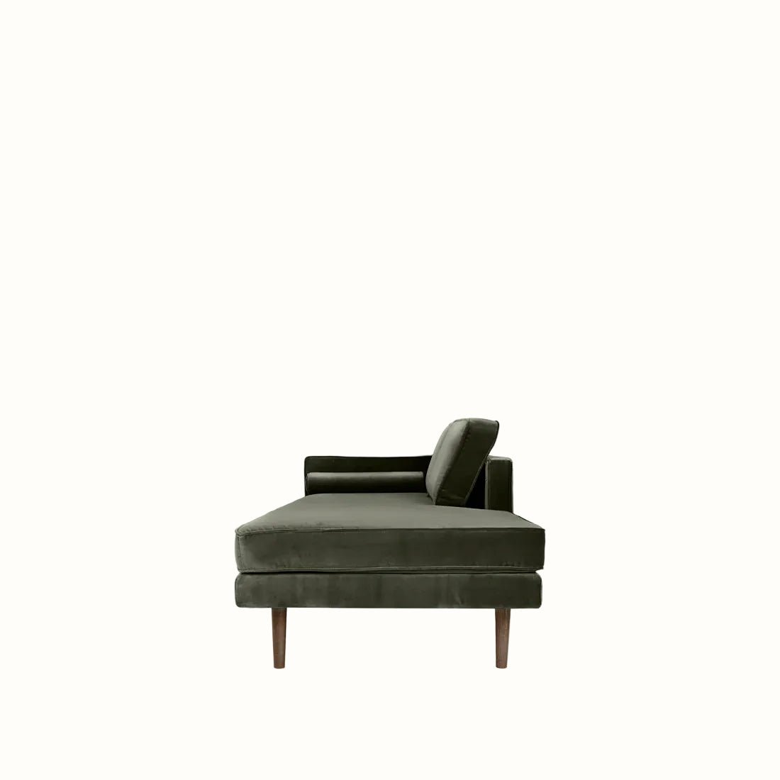 Broste Wind Chaise Longue Left Sided - Grape Leaf Green Sofa - Bokel Home