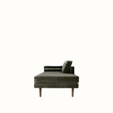 Broste Wind Chaise Longue Left Sided - Grape Leaf Green Sofa - Bokel Home