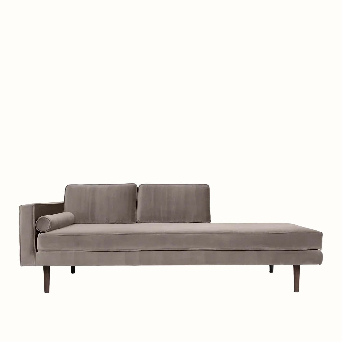 Broste Wind Chaise Longue Left Sided - Light Grey Sofa - Bokel Home