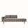 Broste Wind Chaise Longue Left Sided - Light Grey Sofa - Bokel Home