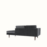 Broste Wind Chaise Longue Left Sided - Magnet Grey Sofa - Bokel Home