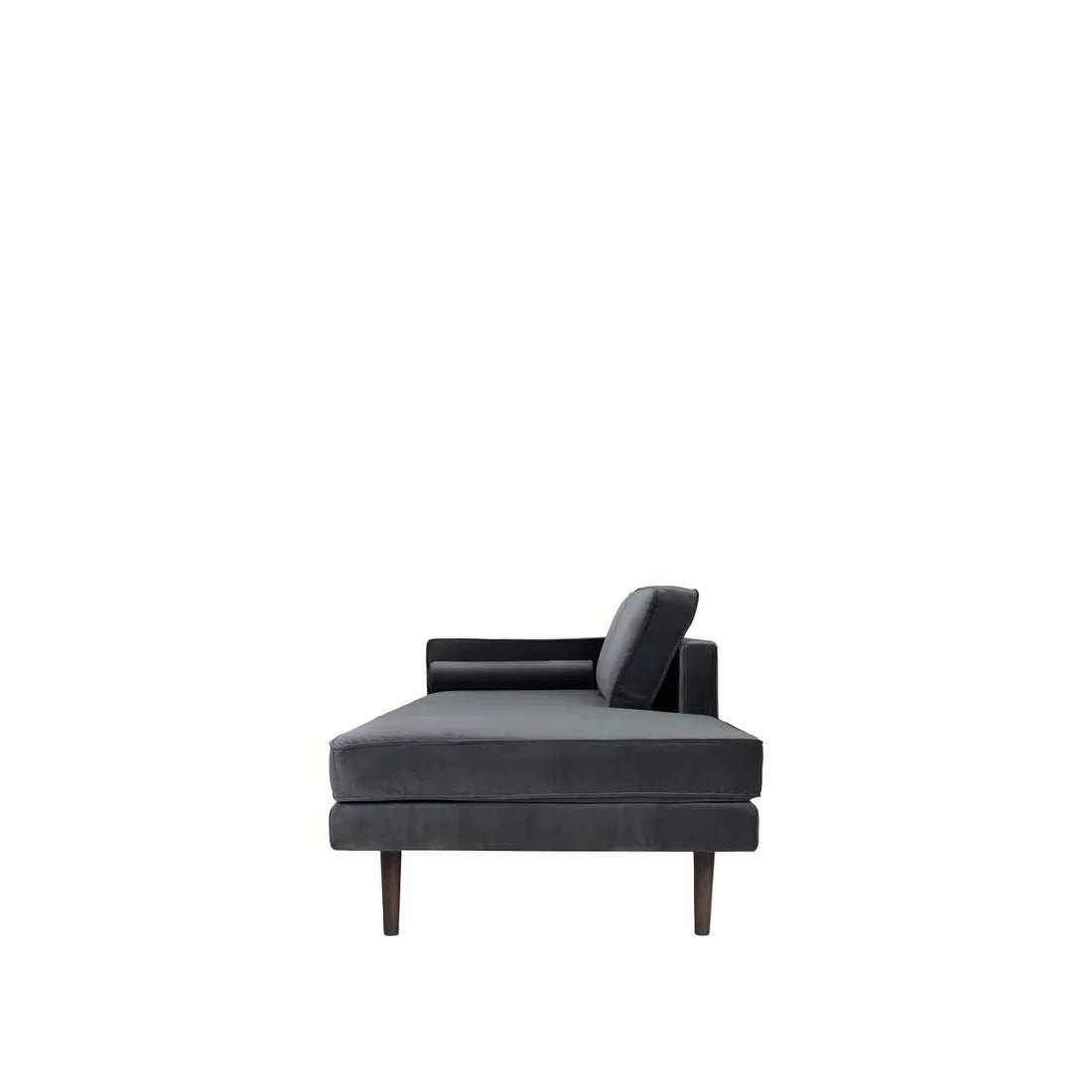 Broste Wind Chaise Longue Left Sided - Magnet Grey Sofa - Bokel Home