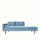 Broste Wind Chaise Longue Left Sided - Pastel Blue Sofa - Bokel Home