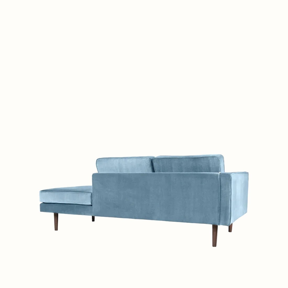 Broste Wind Chaise Longue Left Sided - Pastel Blue Sofa - Bokel Home