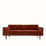 Broste Wind 2 Seater Sofa - Caramel Cafe Velvet