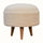 Button Boucle Footstool - Cream/Natural Footstools - Bokel Home