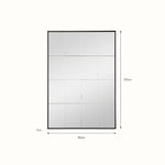 Carmello Panelled Mirror, Large Mirrors - Bokel Home