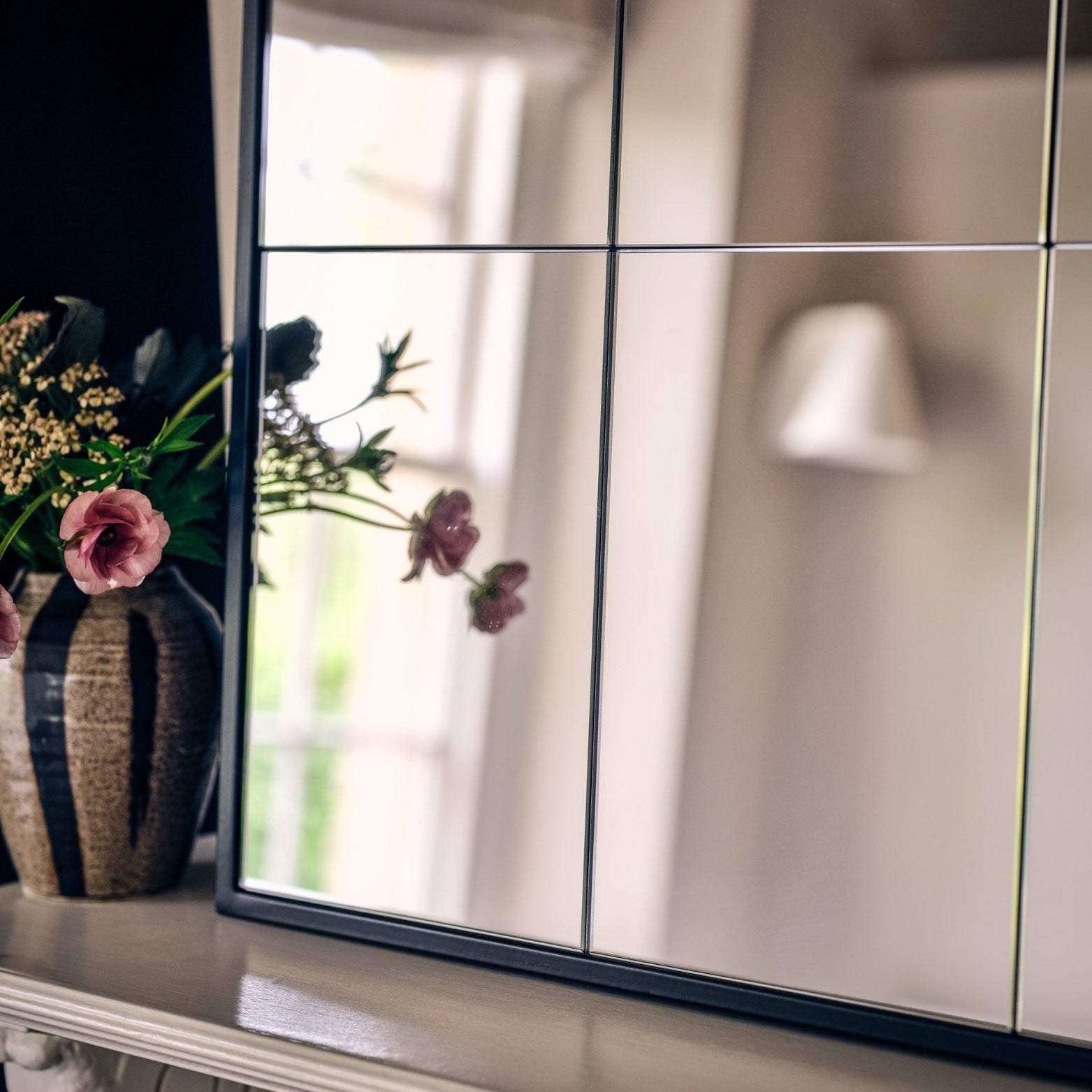 Carmello Panelled Mirror, Medium Mirrors - Bokel Home