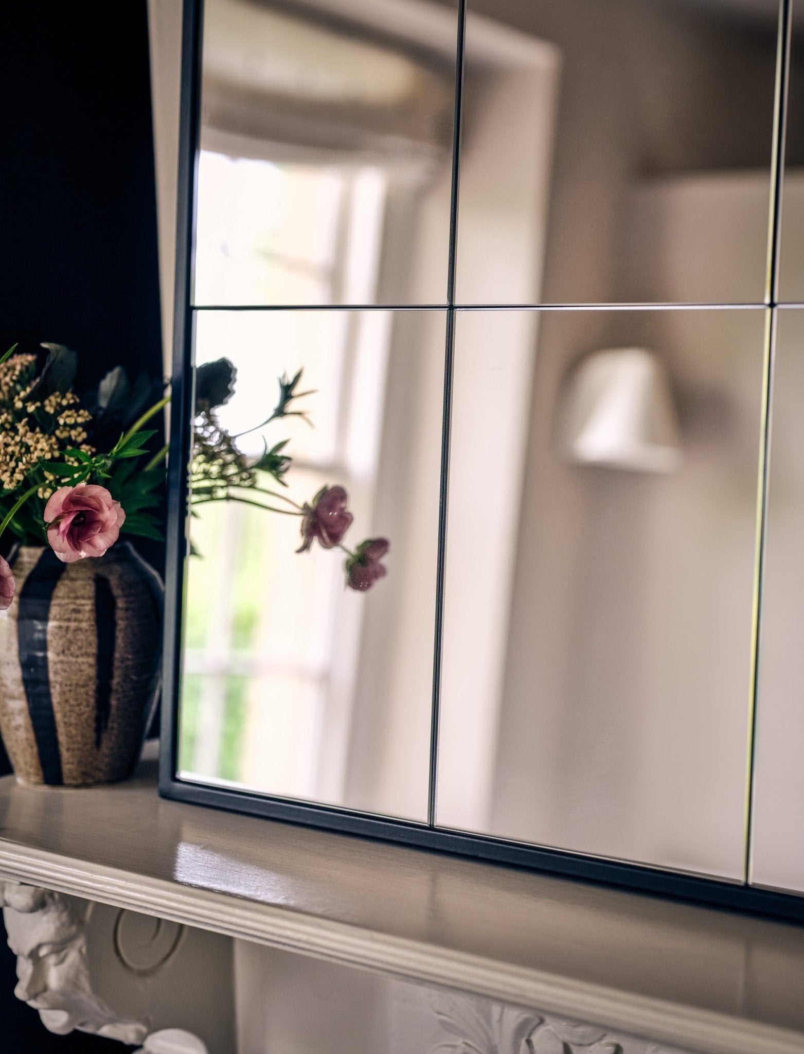 Carmello Panelled Mirror, Medium Mirrors - Bokel Home