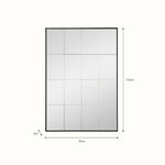 Carmello Panelled Mirror, Medium Mirrors - Bokel Home