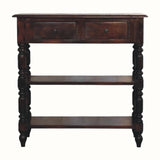 Louis Occasional Table with 2 Drawers, Medium - Cherry