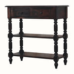 Louis Occasional Table with 2 Drawers, Medium - Cherry