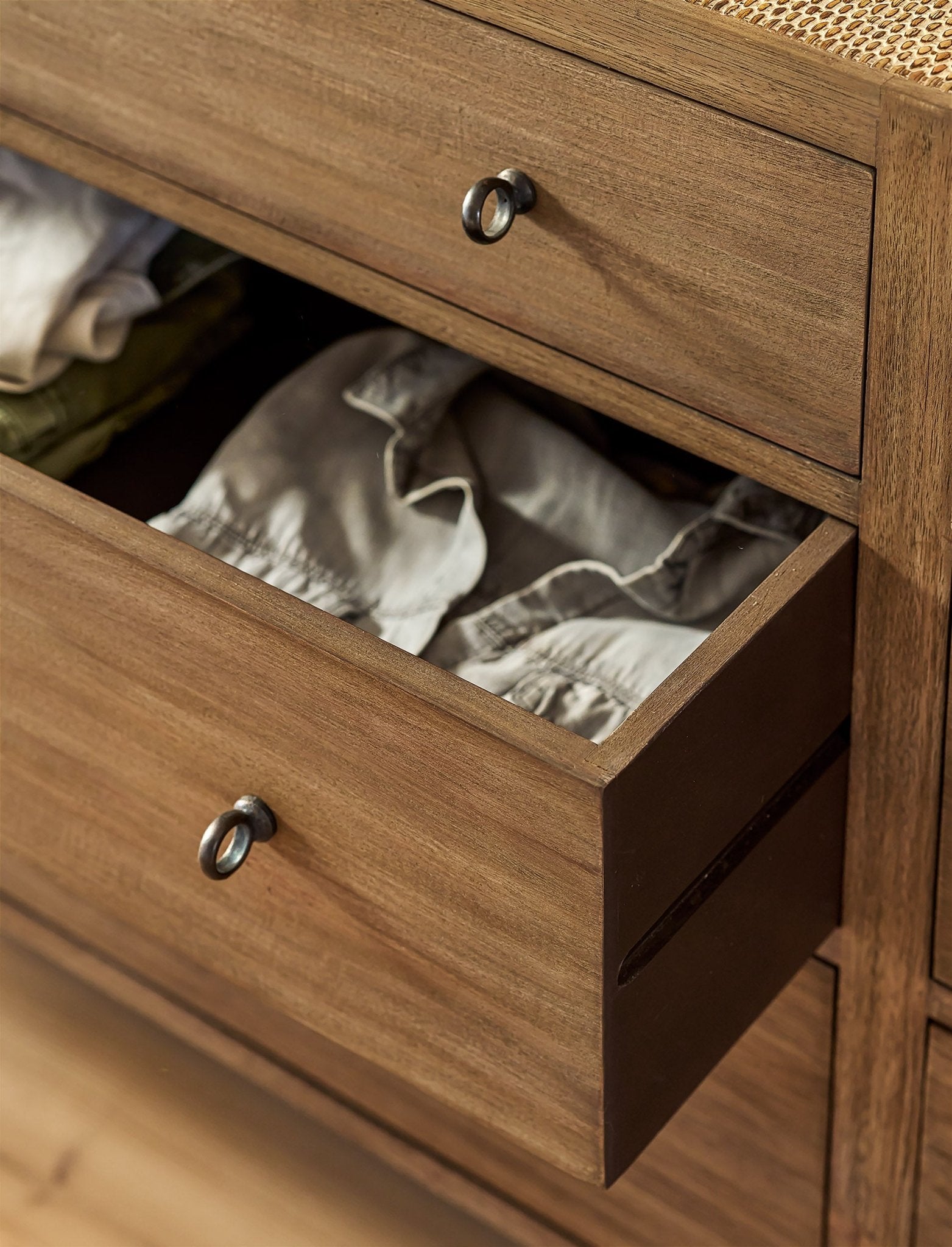 Chesterton Double Chest of 6 Drawers - Natural Chest of Drawers - Bokel Home