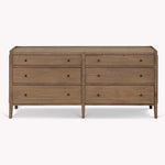 Chesterton Double Chest of 6 Drawers - Natural Chest of Drawers - Bokel Home