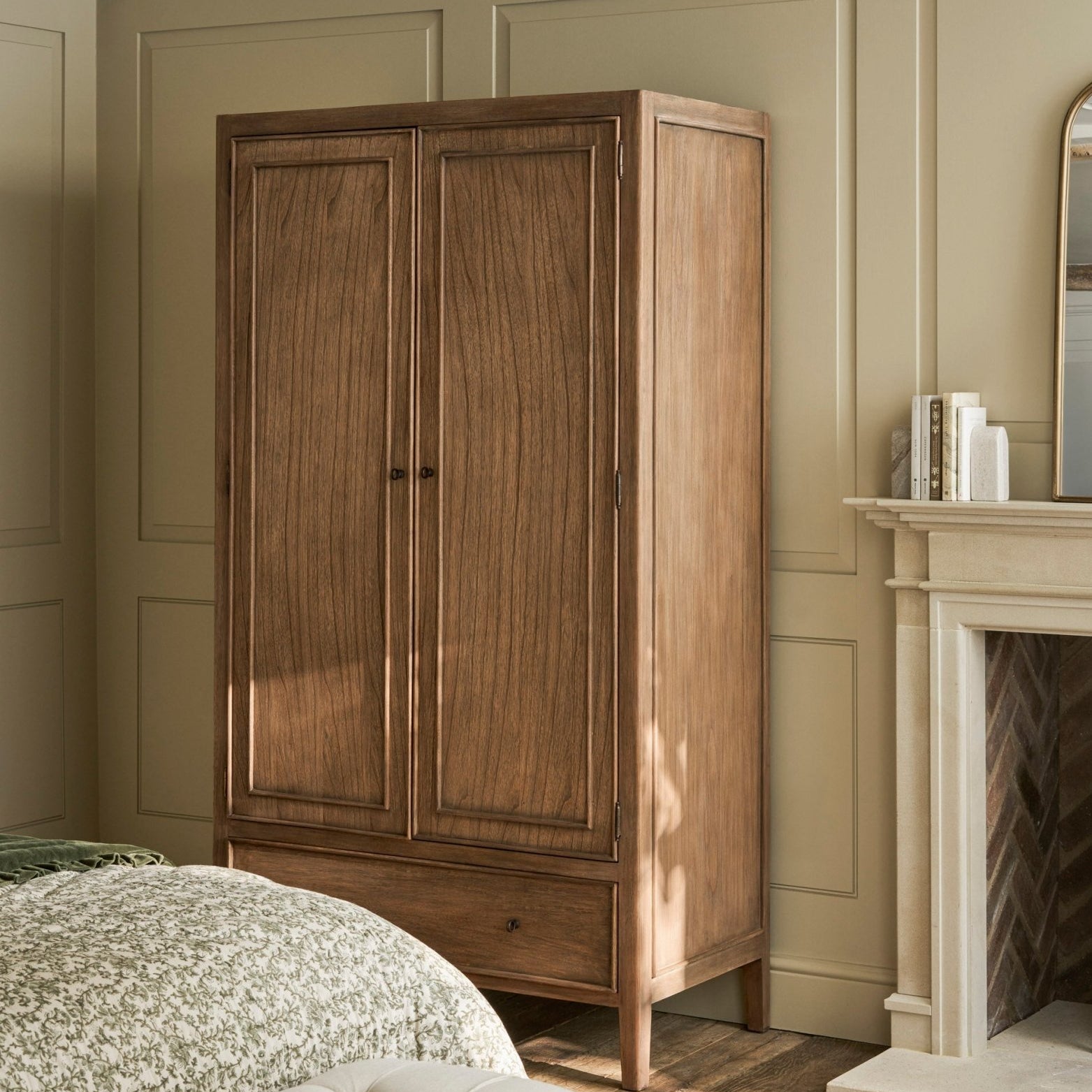Chesterton Double Wardrobe - Natural Wardrobe - Bokel Home