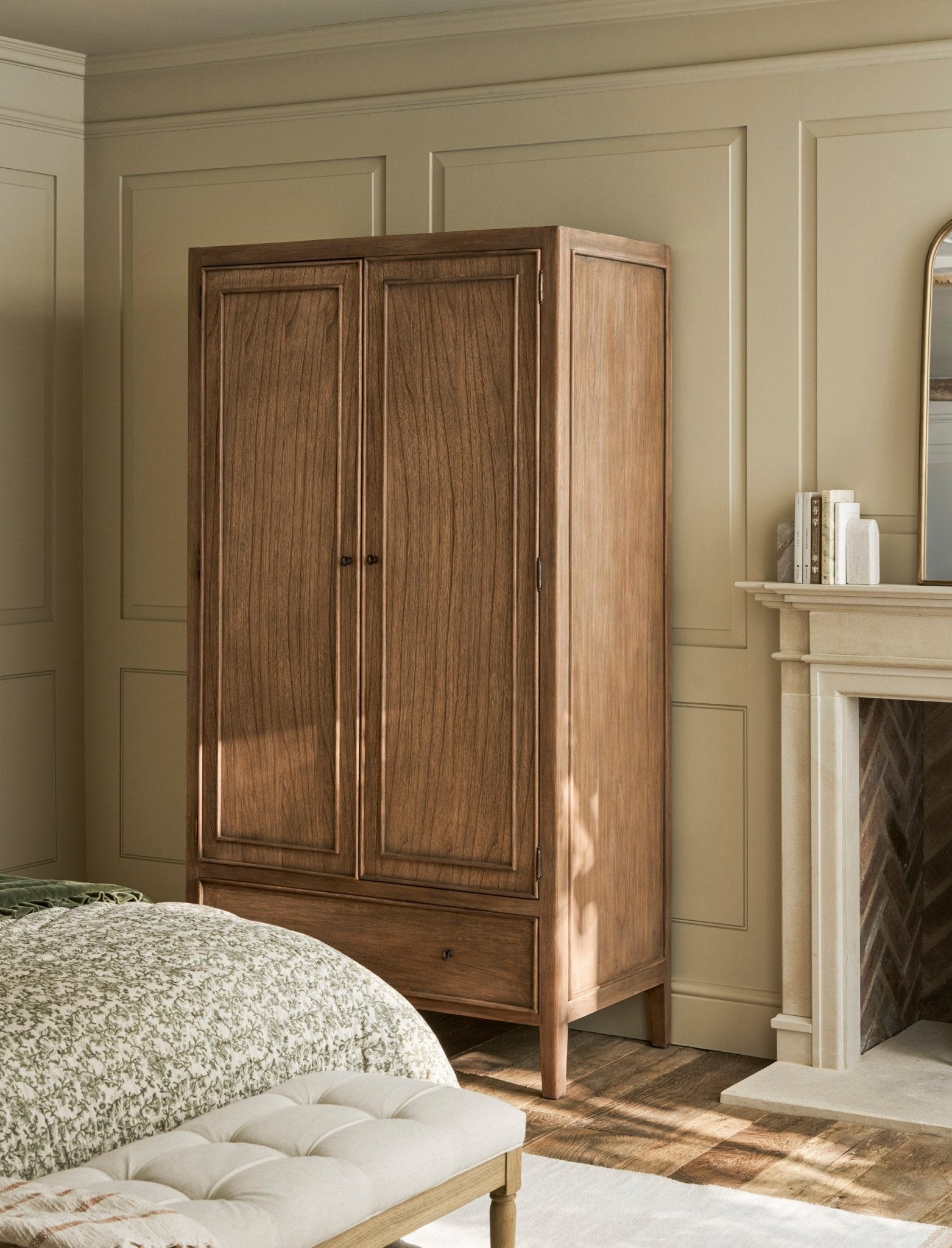 Chesterton Double Wardrobe - Natural Wardrobe - Bokel Home
