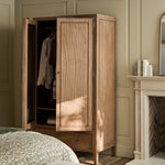 Chesterton Double Wardrobe - Natural Wardrobe - Bokel Home