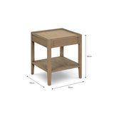Chesterton Side Table - Natural Bedside Tables - Bokel Home
