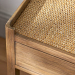 Chesterton Side Table With Drawer - Natural Bedside Tables - Bokel Home