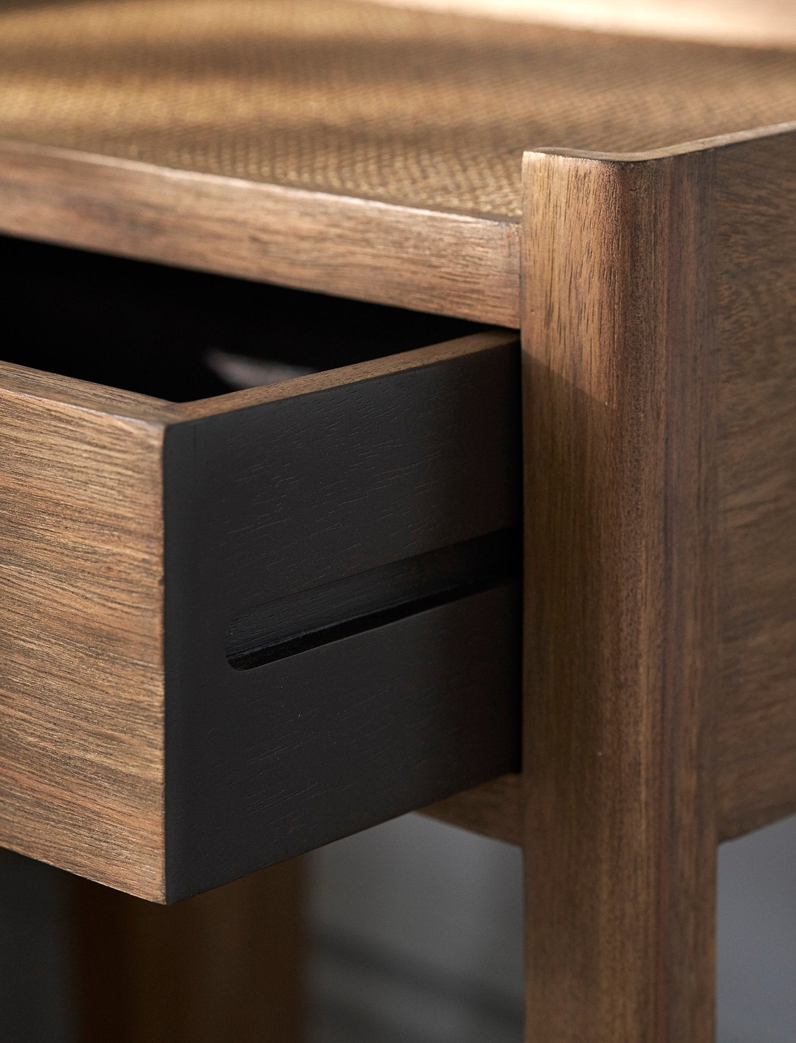 Chesterton Side Table With Drawer - Natural Bedside Tables - Bokel Home