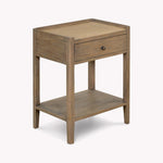 Chesterton Side Table With Drawer - Natural Bedside Tables - Bokel Home