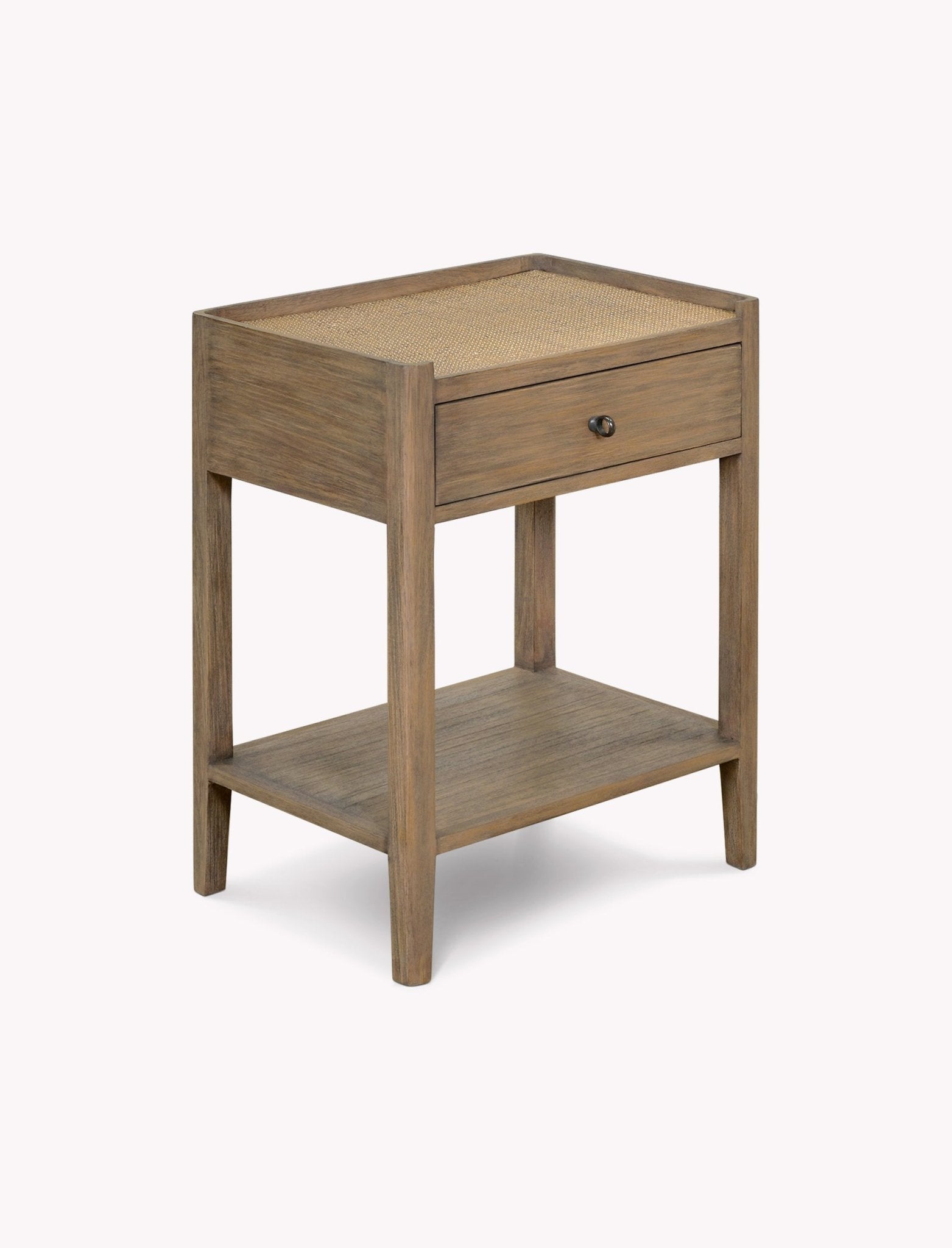 Chesterton Side Table With Drawer - Natural Bedside Tables - Bokel Home