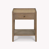 Chesterton Side Table With Drawer - Natural Bedside Tables - Bokel Home