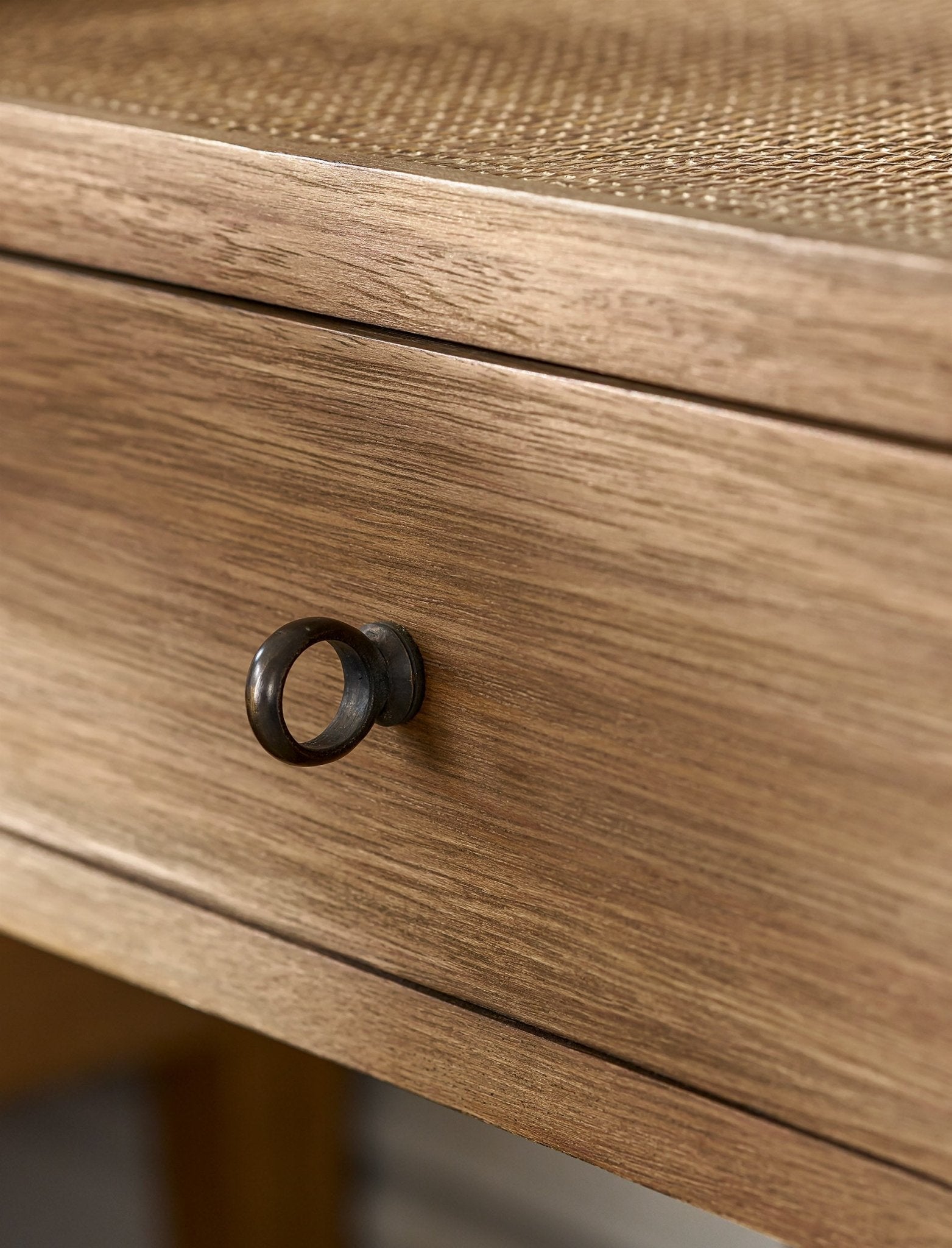 Chesterton Side Table With Drawer - Natural Bedside Tables - Bokel Home