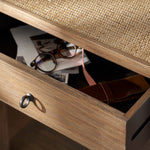 Chesterton Side Table With Drawer - Natural Bedside Tables - Bokel Home