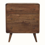 Hamade Chest of 3 Drawers, Medium - Classic Grey