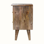 Cline 2 Drawer Bedside Table - Natural Bedside Tables - Bokel Home