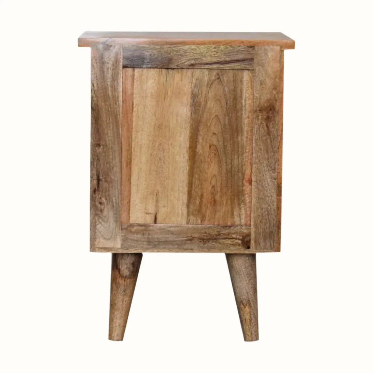 Cline Bedside Table with 2 Drawers, Small - Natural Bedside Tables - Bokel Home