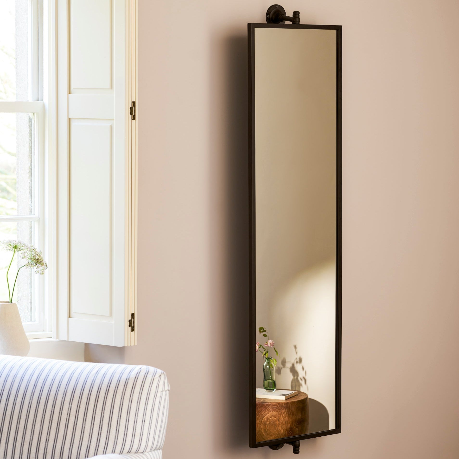 Cothill Swivel Mirror - Antique Brown Mirrors - Bokel Home