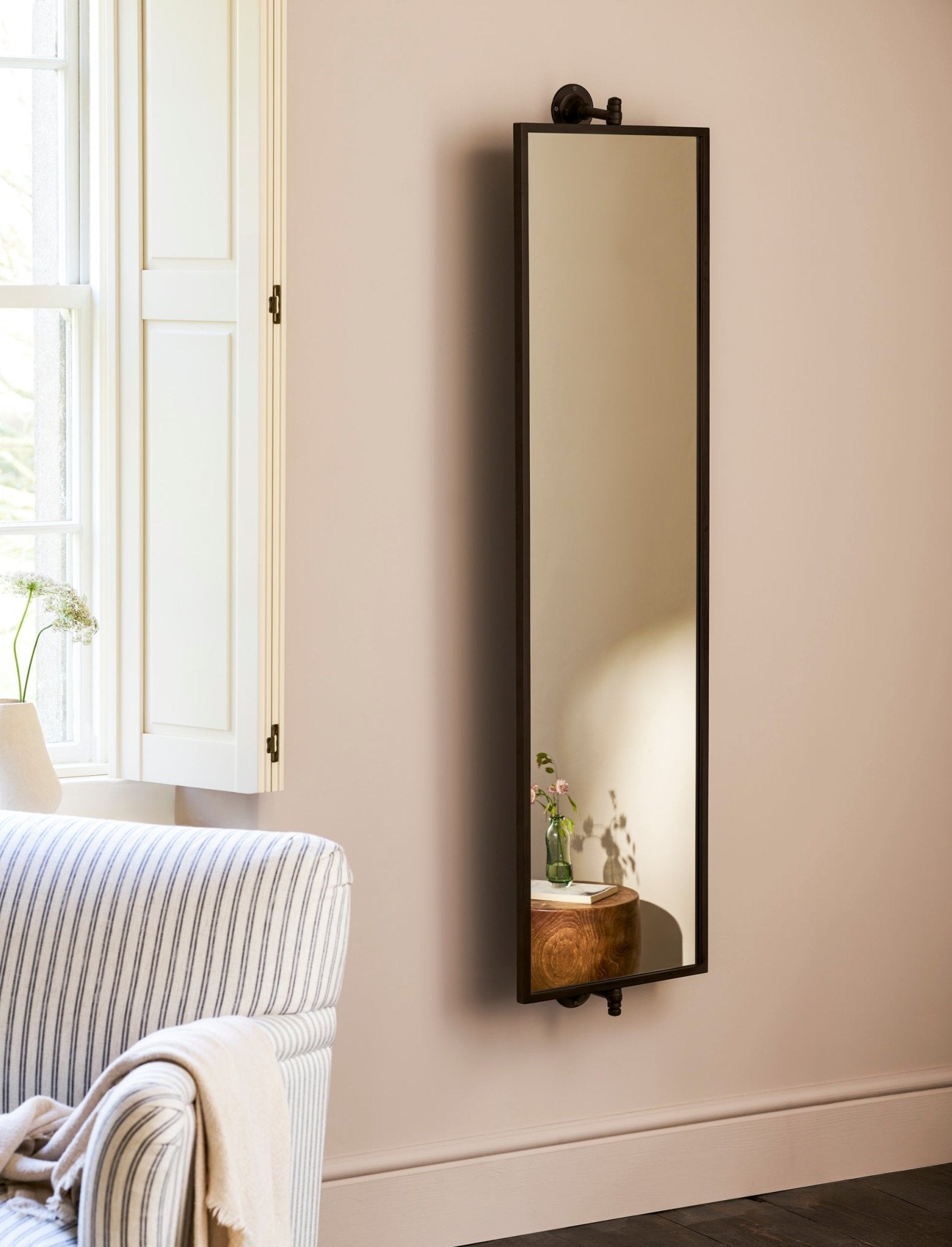 Cothill Swivel Mirror - Antique Brown Mirrors - Bokel Home