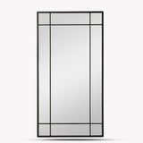 Ledwell Panelled Mirror, Black