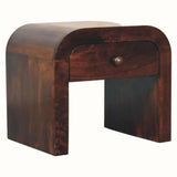Eden 1 Drawer Bedside Cabinet - California Walnut Bedside Tables - Bokel Home