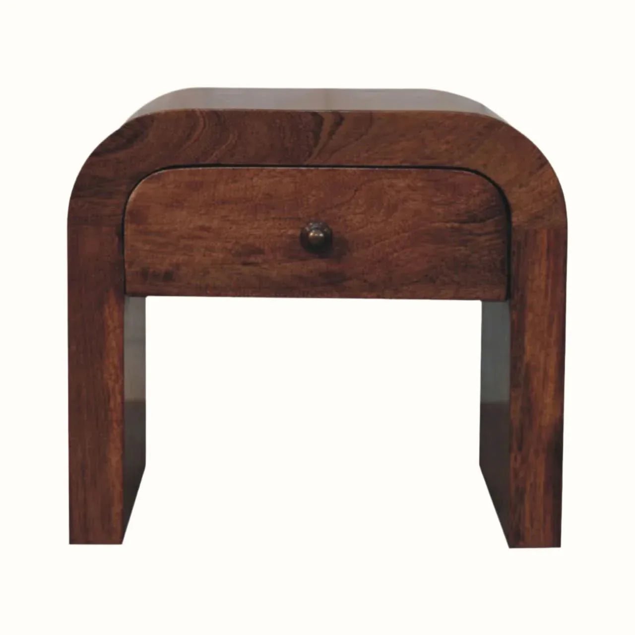 Eden 1 Drawer Bedside Cabinet - Honey Caramel Bedside Tables - Bokel Home