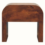 Eden 1 Drawer Bedside Cabinet, Medium - Chestnut Bedside Tables - Bokel Home