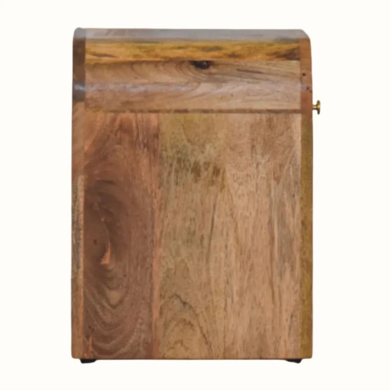 Eden 1 Drawer Bedside Cabinet, Small - Natural Bedside Tables - Bokel Home