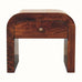 Eden 1 Drawer Bedside, Medium - California Walnut Bedside Tables - Bokel Home