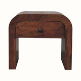Eden 1 Drawer Bedside, Medium - Honey Caramel Bedside Tables - Bokel Home